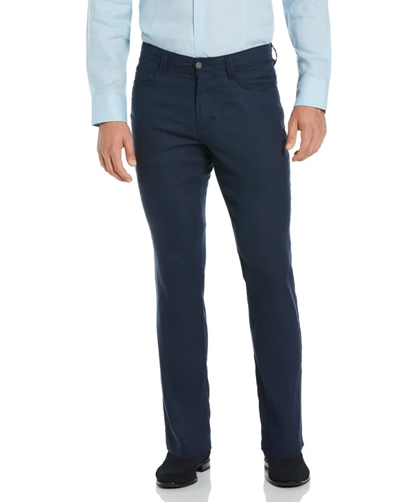 Cubavera Men's Linen Stretch 5-Pocket Pant