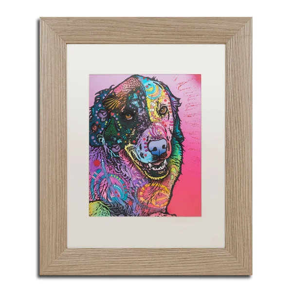 Trademark Fine Art &Splatter& Framed Graphic Art Print - Size: 14x22 H x 11x22 W x 0.5x22 D, Matte Color: White