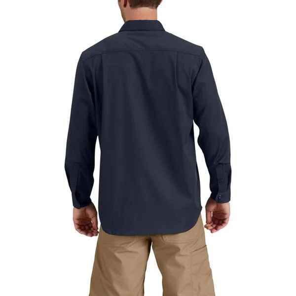 Carhartt Rugged Professional Series Men's Long-Sleeve Shirt, Dark Khaki, XL Tall
