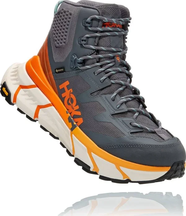 Hoka One One Tennine Hike GORE-TEX Hiking Boot Men's - Castlerock/Persimmon Orange, 10.5
