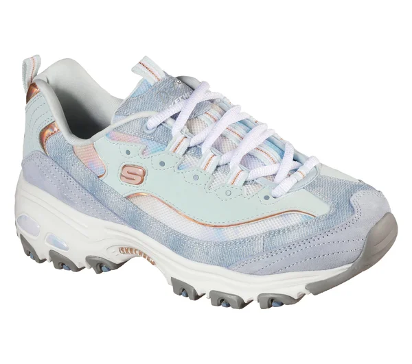 Skechers Sport D&Lites-Luscious Chic-149251 11 Women's Light Blue