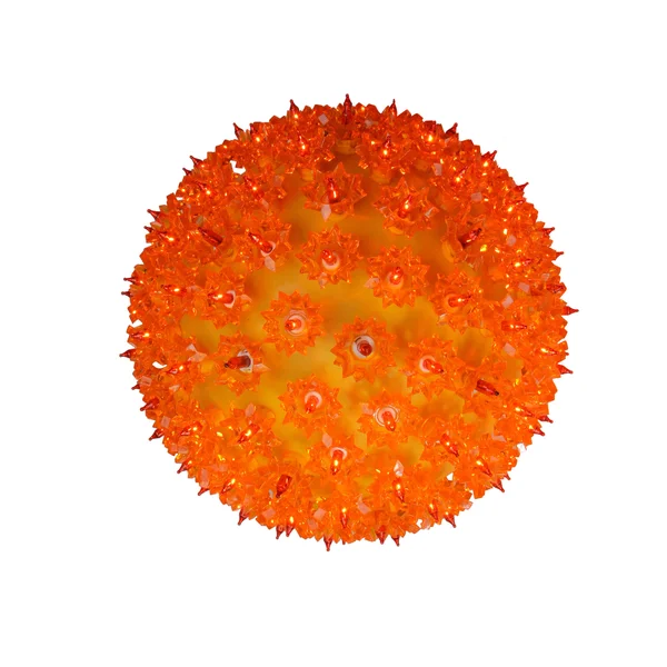 Vickerman 10x22 Orange Lighted Twinkling Starlight Sphere Christmas Decoration