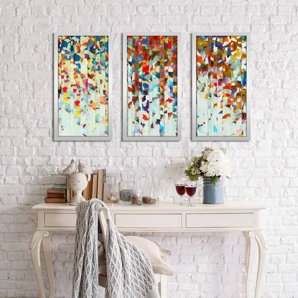 Picture Perfect International Mark Lawrence Psalm 19 7 Max Framed Plexiglass Wall Art, Set of 3, 13.5x22 W x 25.5x22 H x 1x22 D