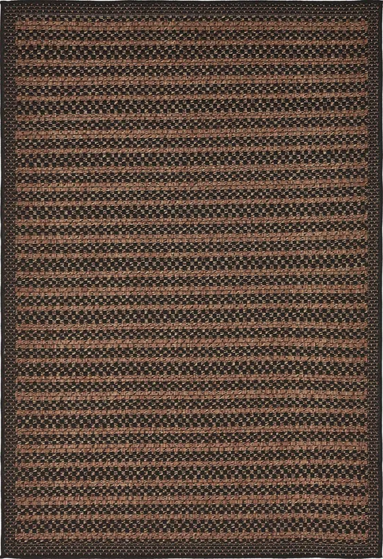 Bridgeport Home Pashio Pas6 Black 4& x 6& Area Rug - Black