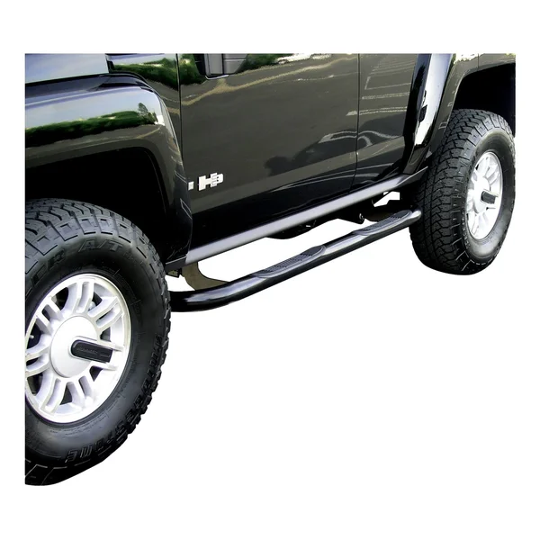 Aries 3-Inch Round Side Bars - Black 204076