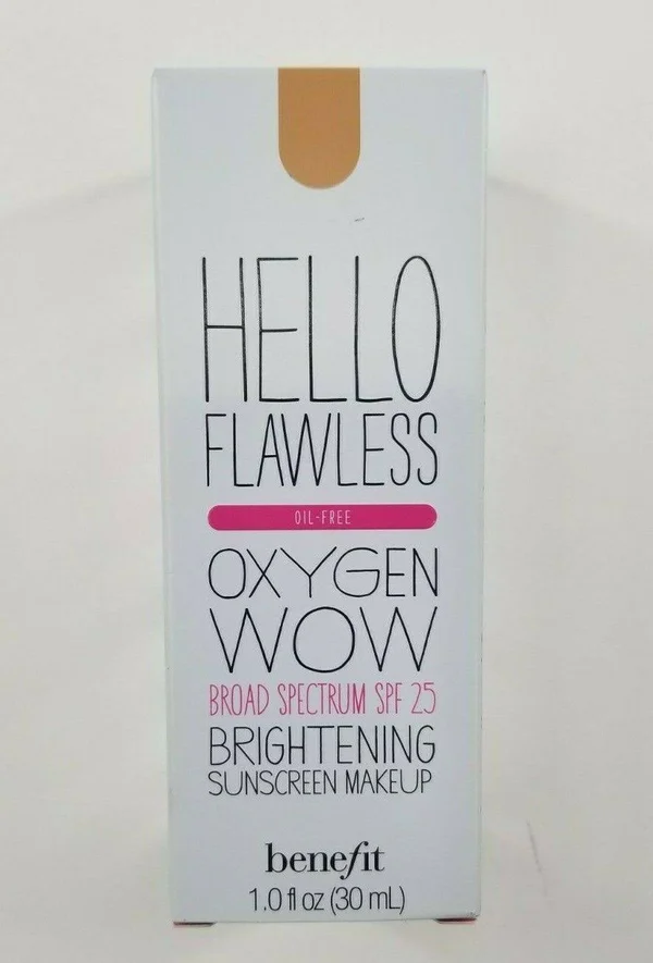 benefit Hello Flawless Oxygen Wow! Liquid Foundation - SPF 25, Beige - 1 fl oz bottle