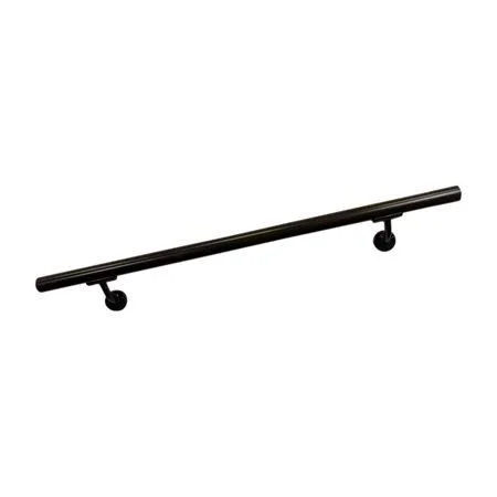 Aluminum Handrail Direct Ohr Handrail Section with Mounts (7' Length - Oiled Bronze)
