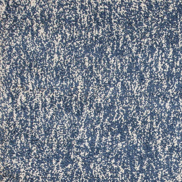 7&6x22 x 9&6x22 Polyester Indigo-Ivory Heather Area Rug