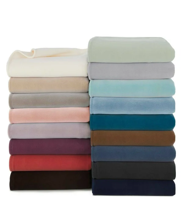 Vellux Twin Blanket - Ivory