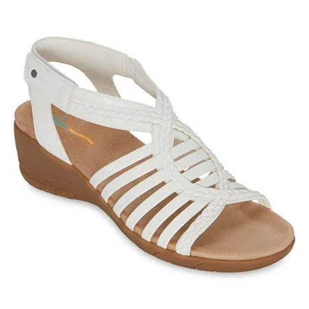 Yuu Heidi Womens Strap Sandals - 10 Medium, White