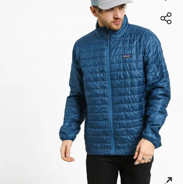 Patagonia Nano Puff Jacket - Men's M Big Sur Blue, Balkan Blue