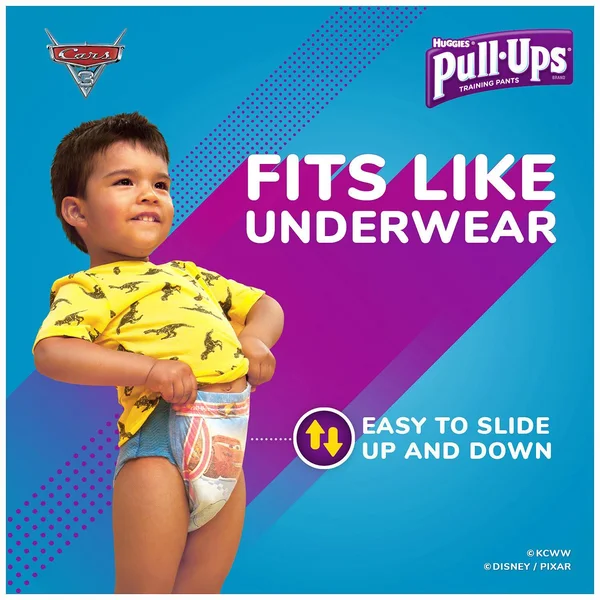 Huggies Pull-Ups Traning Pants for Boys Size L - 3T - 4T, 116 Ct.