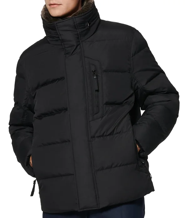 Marc New York Horizon Faux-Fur Down Hooded Jacket - 2XL