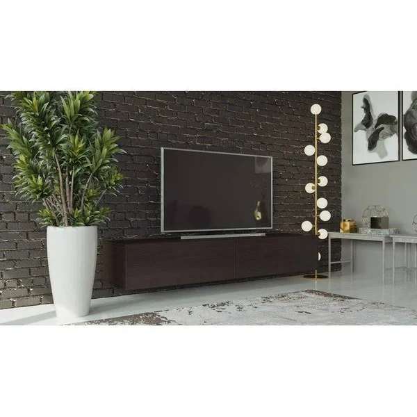 VVR Homes GOVI RTV TV Stand - Black/White