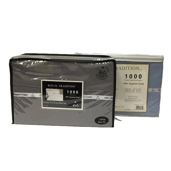 Royal Tradition 1000 Thread Count Sheets - Heavy Luxury Full, Linen