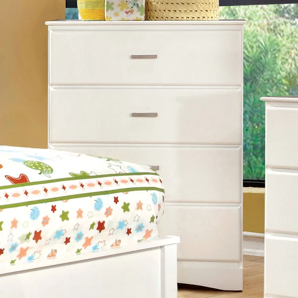 Furniture of America Prismo White Chest