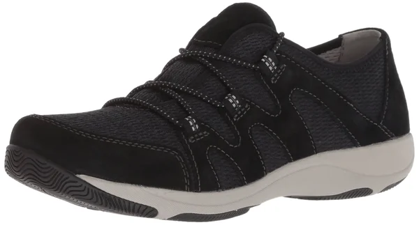 Dansko Women's Holland Sneaker, Black Suede