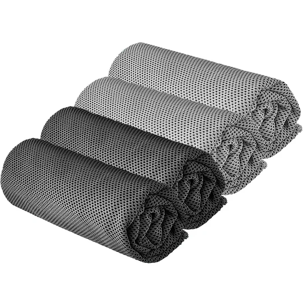 YQXCC 3 Pcs Cooling Towel (120x30 cm) Cool Cold Towel for Neck - Microfibre Ice Towel, Soft Breathable Chilly Towel for Yoga, Gol