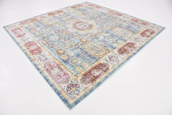Unique Loom Trill Austin Square Rug - 8& x 8& Blue