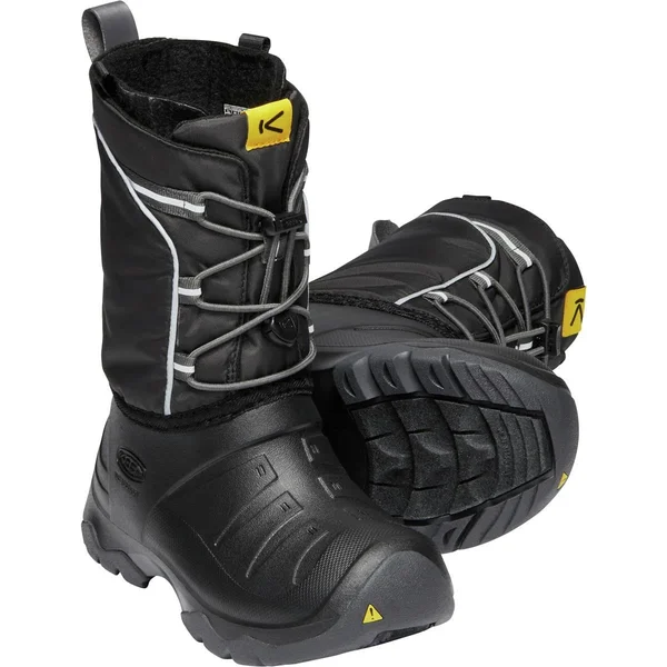 Keen Youth Lumi Waterproof Boot - 3 - Black - Magnet