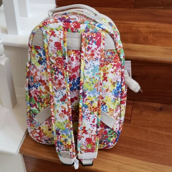 Kipling Women's Seoul Small Printed Backpack One Size Color Burst Bright
