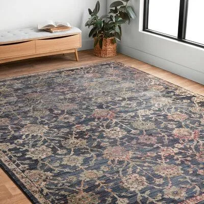 Jordie Power Loom Blue/Beige/Gray Rug World Menagerie Rug Size: Rectangle 2&7x22 x 4&