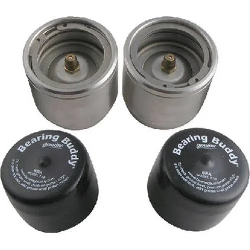 Bearing Buddy Stainless Steel Trailer Wheel Bearing Protector - 2 Pack