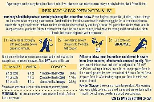 Enfamil Infant Formula - Baby Formula Powder, 21.1 oz Can, Case of 4