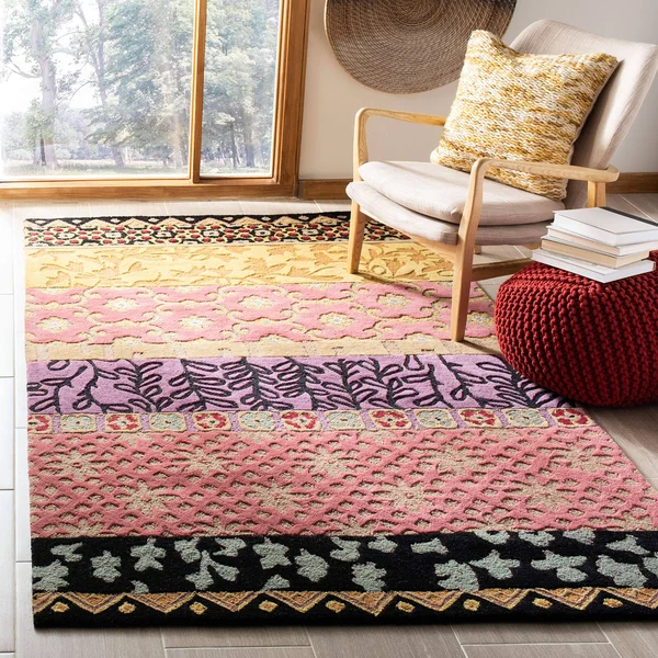 Safavieh Rodeo Drive Rust/Gold Area Rug; Square 8&