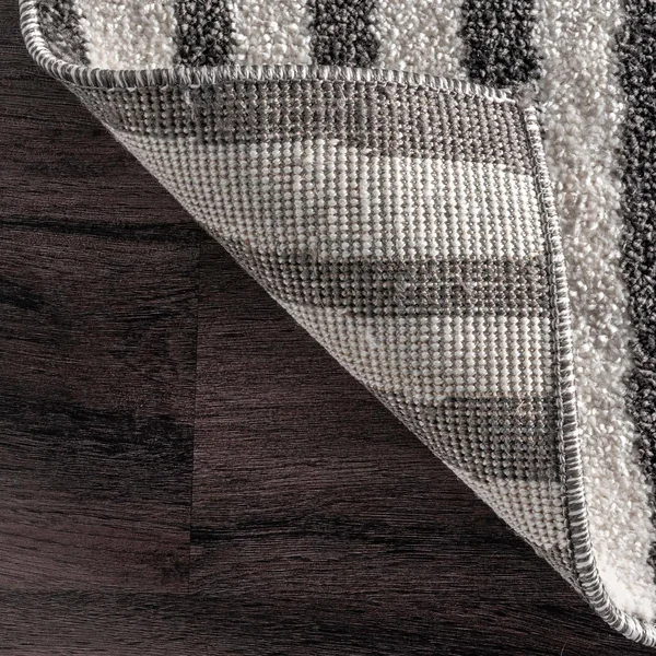 nuLOOM Quinn Jaggy Striped Area Rug - Size: 9& x 12&