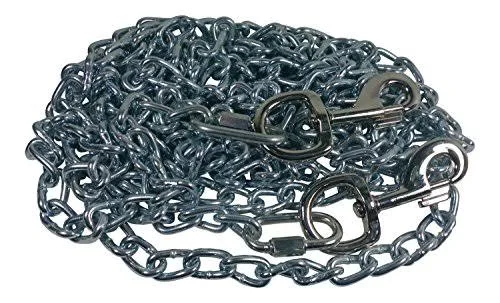 Beast-Master 2/0 Twist Link Tie-Out Chain Heavy Duty Big Dogs (7 ft)