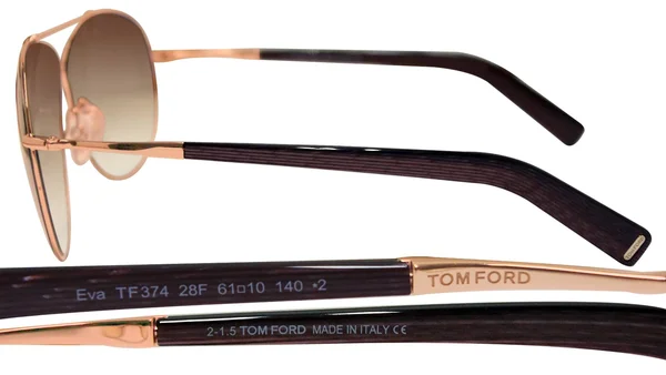 Tom Ford Eva Shiny Gold - Brown Gradient Sunglasses Tf374 28F