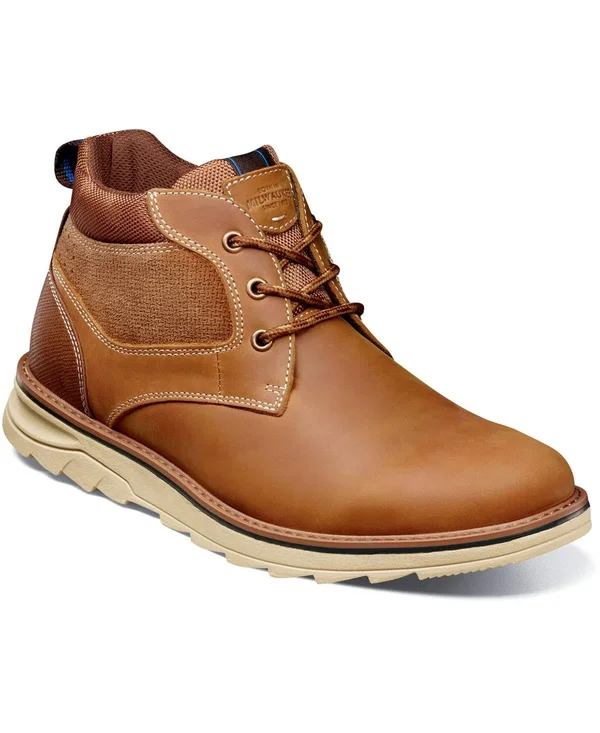 Nunn Bush Luxor Plain Toe Chukka Men's Boot - Tan Size 10.5