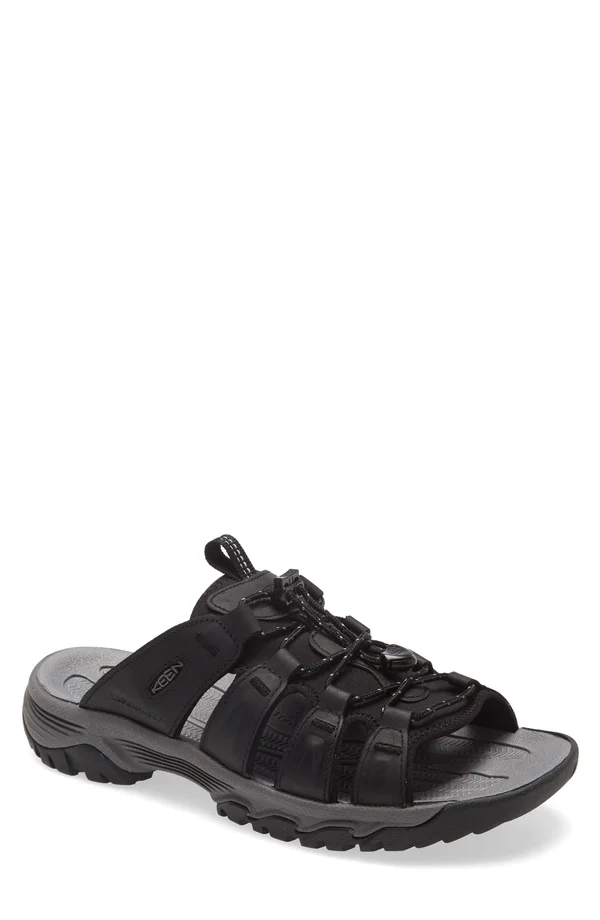 Keen Men's Targhee III Slide - 9 - Black - Grey