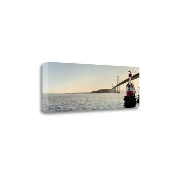 Bay Bridge Pano 105 by Alan Blaustein Wrapped Canvas Wall Art