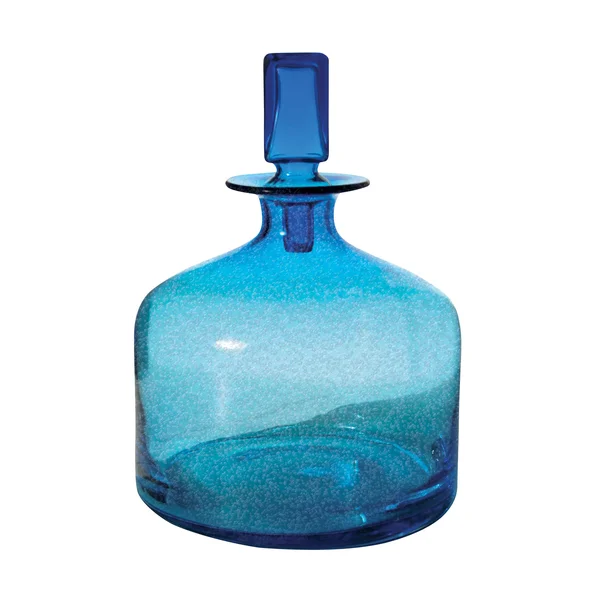 Dimond Home 824015 Pool Blue Decanter - Small, 9 x 12 x 9 Inches