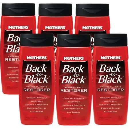Mothers Polish 06112 Auto Trim & Plastic Restorer, 12-oz. - 6 Pack