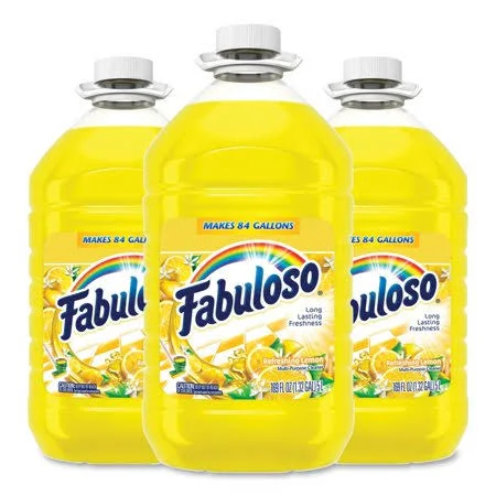 Fabuloso Multi-Use Cleaner, Lemon Scent, 169 oz Bottle, 3/Carton - CPC96987