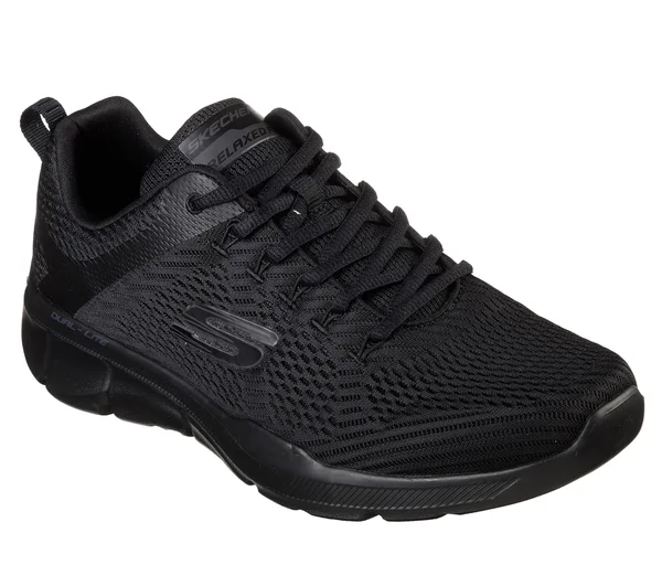 Skechers Men's Relaxed Fit: Equalizer 3.0 Sneakers - Black/Black, 6.5