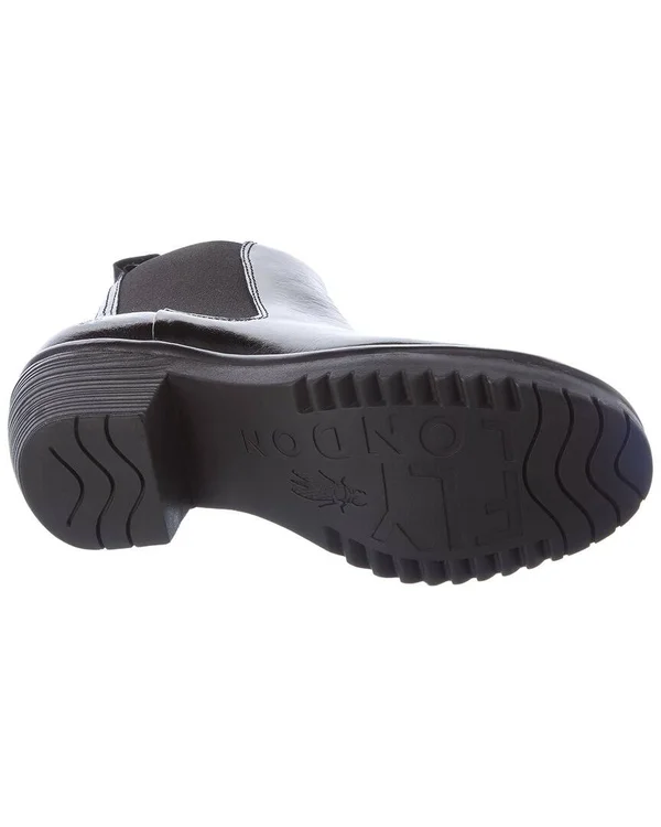 Fly London Wasp Leather Bootie - 37, Black