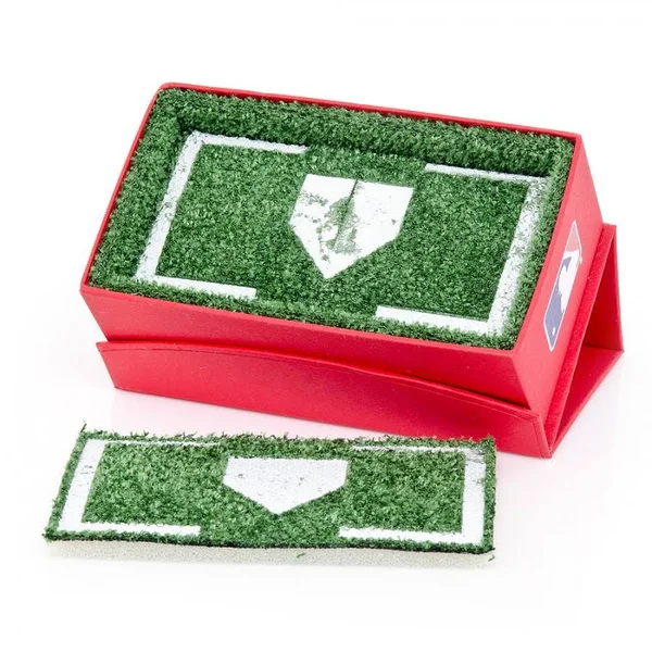 MLB Boston Red Sox Cufflinks & Tie Bar Gift Set with Gift Box - Men's