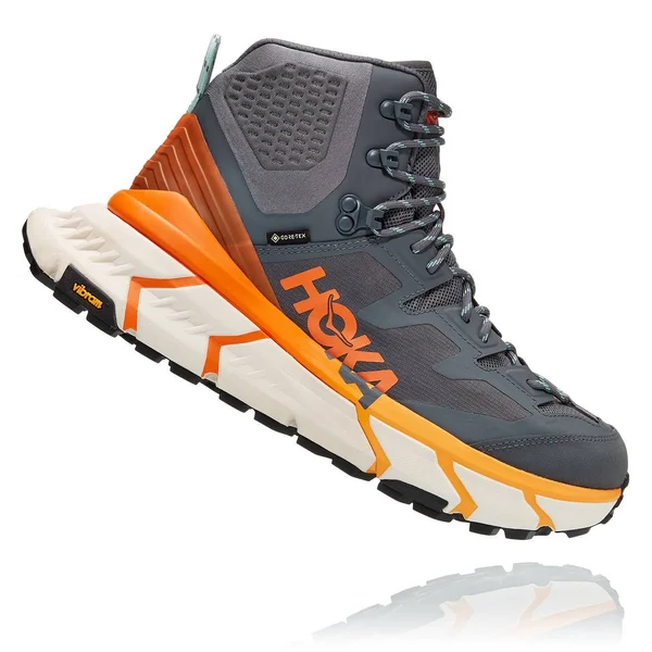 Hoka One One Tennine Hike GORE-TEX Hiking Boot Men's - Castlerock/Persimmon Orange, 10.5