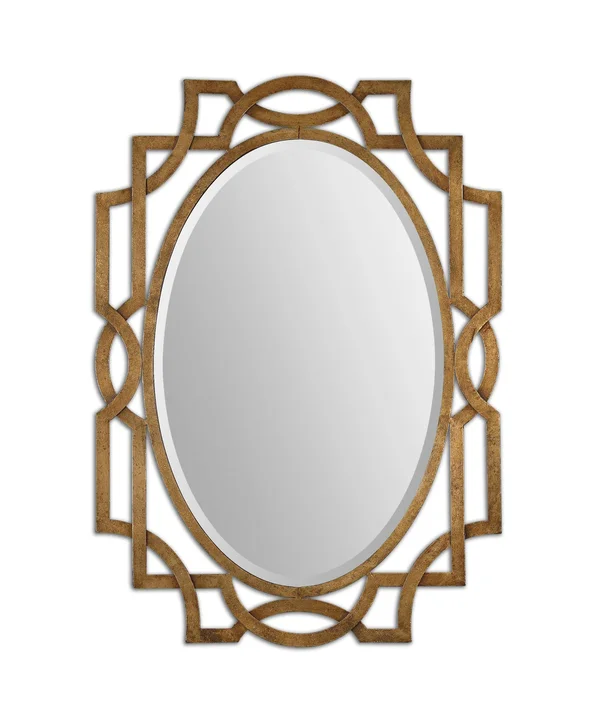 Uttermost Margutta Gold Oval Mirror