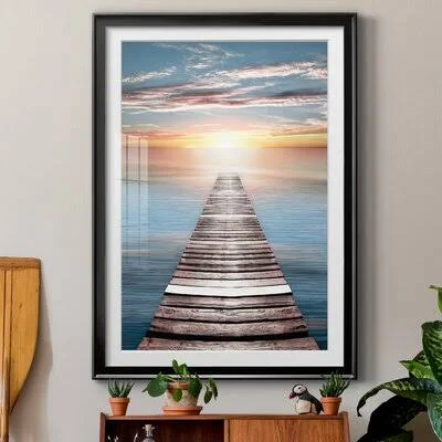 Dusk Escape by Natalie Carpentieri - Picture Frame Photograph Print on Paper Millwood Pines Format: Black Framed - Size: 24x22 H