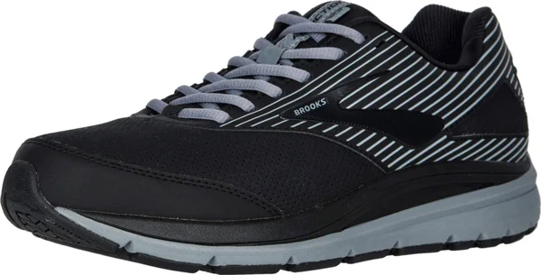 Men's Brooks Addiction Walker Suede Black/Primer/Black 11 4E
