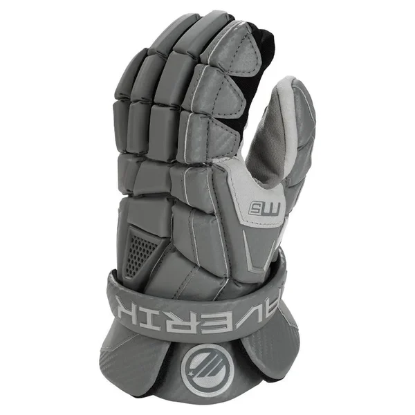 Maverik M5 Glove Lacrosse Gloves - Grey - Size: Small
