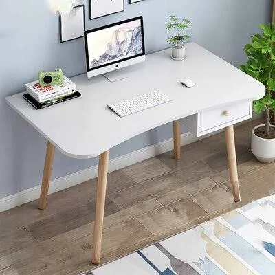 Meliton Desk Wade Logan Size: 28x22 H x 47.2x22 W x 18.9x22 D, Color: White