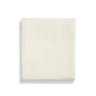Cloud 100% Cotton Fitted Sheet Coyuchi Size: King, Color: Ivory