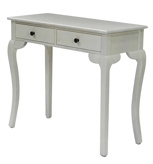 White Console Table with 2 Drawers