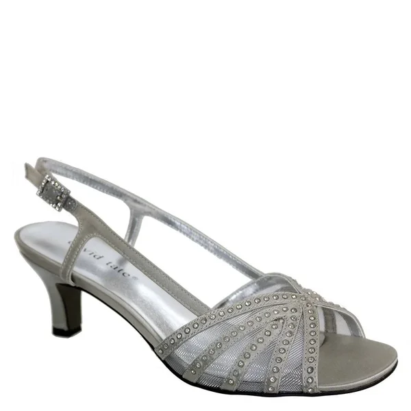 David Tate Women's Sizzle Slingback - Size: 6.5, Silver